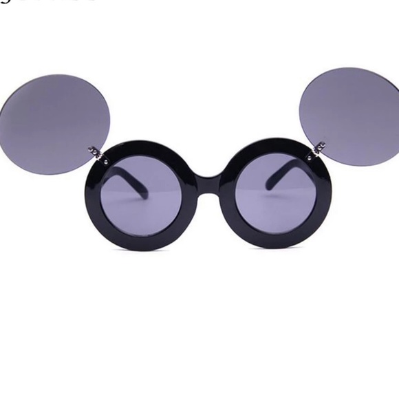 Brand NEW Flip Lens Black Round Sunglasses - Picture 3 of 5